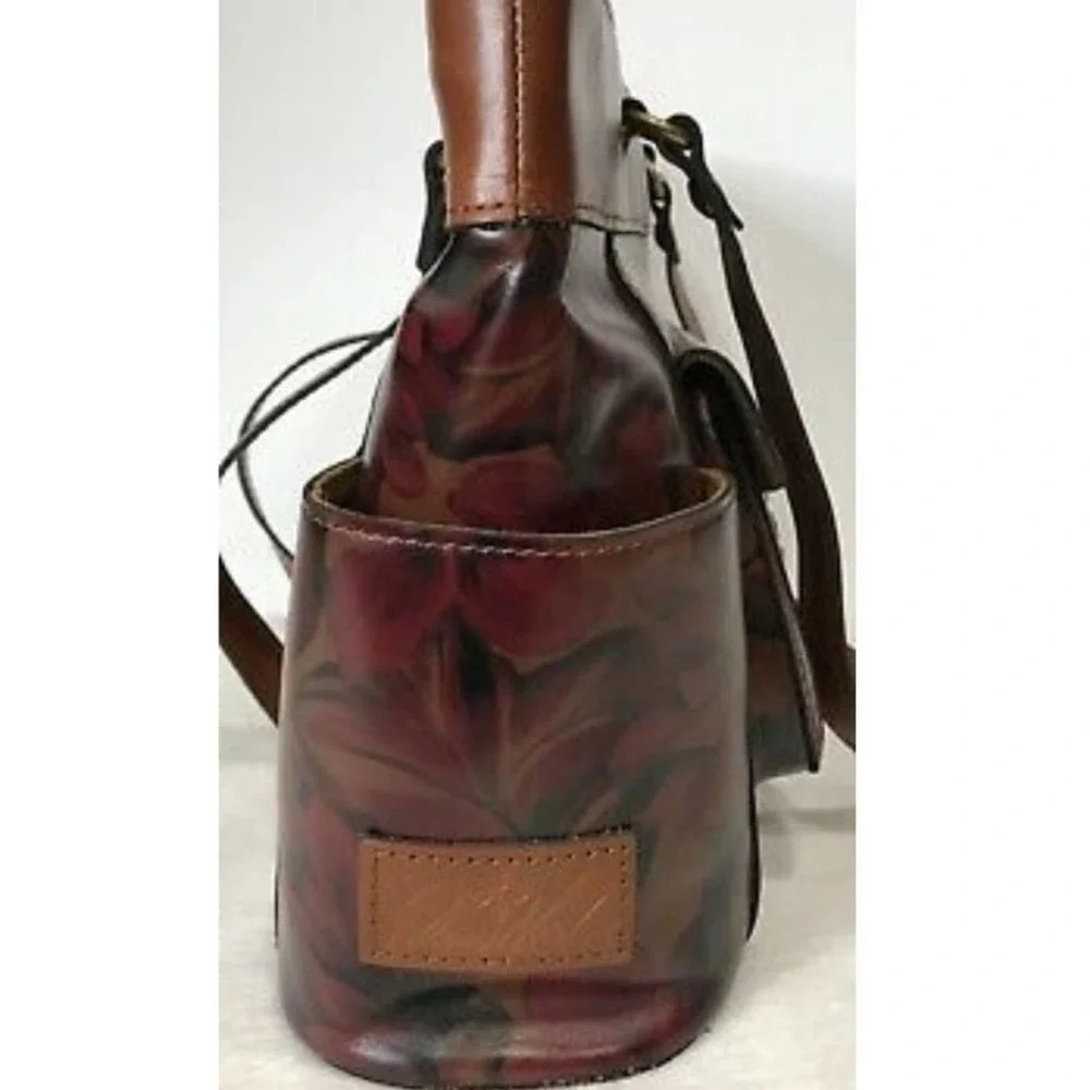 PATRICIA‎ NASH “BOLSENA TOTE” HANDMADE LEATHER ENGLISH MUMS DESIGN SHOULDer Bag